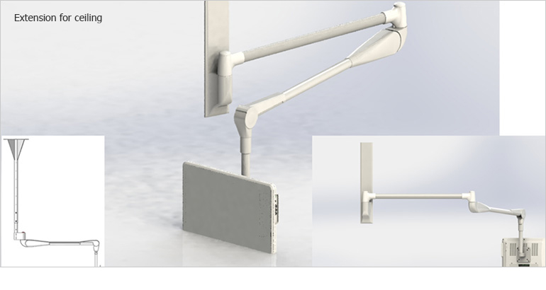 Mounting ARM A100 (Swivel Hinge Arm)